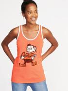 Old Navy Womens Nfl Retro-team Racerback Tank For Women Browns Size Xs