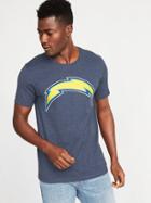 Old Navy Mens Nfl Team-logo Tee For Men Chargers Size S