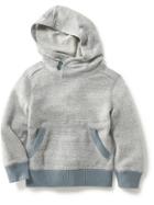Old Navy French Terry Hooded Pullover Size 12-18 M - Storm Belwas