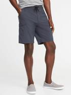 Old Navy Mens Dry-quick Built-in Flex Cargo Shorts For Men (9) Carbon Size M