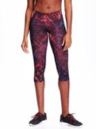Old Navy Go Dry Compression Crops For Women 20 - Graffiti