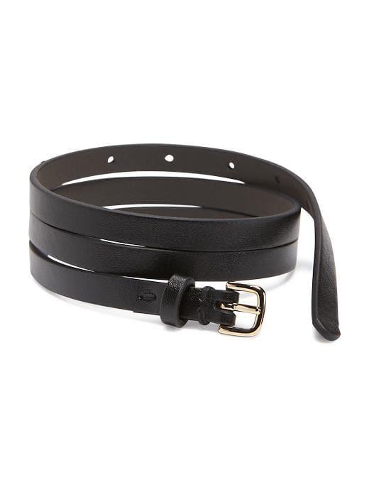 Old Navy Womens Skinny Belt For Women Black Size Xl/xxl