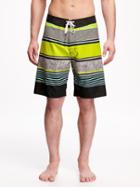 Old Navy Multi Stripe Board Shorts For Men 9 - Waimea Bay Beach