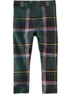 Old Navy Printed Leggings Size 12-18 M - Large Green Plaid