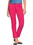 Old Navy Womens The Pixie Skinny Ankle Pants - Pink Print