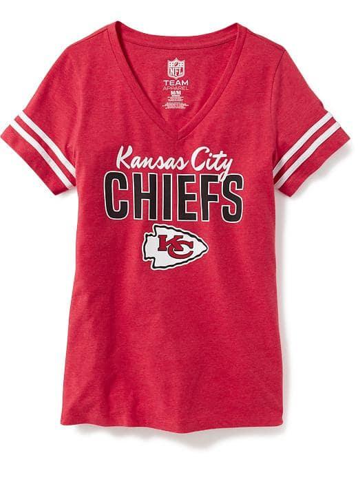 Old Navy Nfl Team V Neck Tee For Women - Chiefs