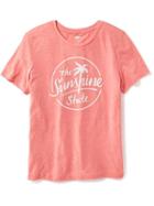 Old Navy The Sunshine State Tee For Women - Lava Guava