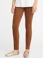 Old Navy Womens Stevie Faux-suede Ponte-knit Pants For Women Makes Cents Size M