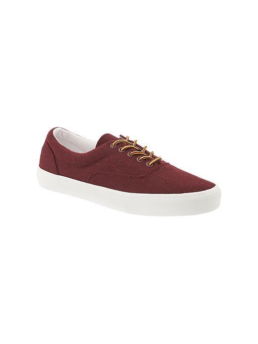Old Navy Mens Canvas Lace Up Sneakers Size 10 - Marion Berry