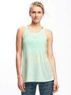 Old Navy Go Dry Cross Back Tank For Women - Magic Mint