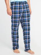Old Navy Mens Patterned Flannel Sleep Pants For Men Navy/red Plaid Size L