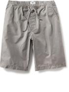 Old Navy Twill Jogger Shorts Size Xxl Big - Earl Gray