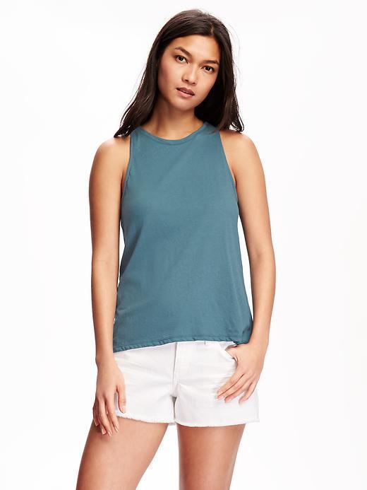Old Navy Relaxed High Neck Tank For Women - River Of Dreams