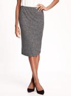 Old Navy Sweater Knit Pencil Skirt For Women - Heather Grey
