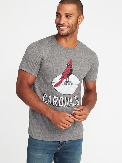 Old Navy Mens Nfl Team Crew-neck Tee For Men Cardinals Size S