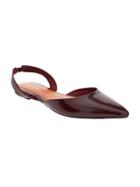 Old Navy Pointed Sling Back Flats Size 10 - Wine Tasting