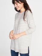 Old Navy Womens Classic Sweater For Women Neutral Stripe Size Xs