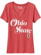 Old Navy Womens College Team V Neck Tee Size L - Ohio State