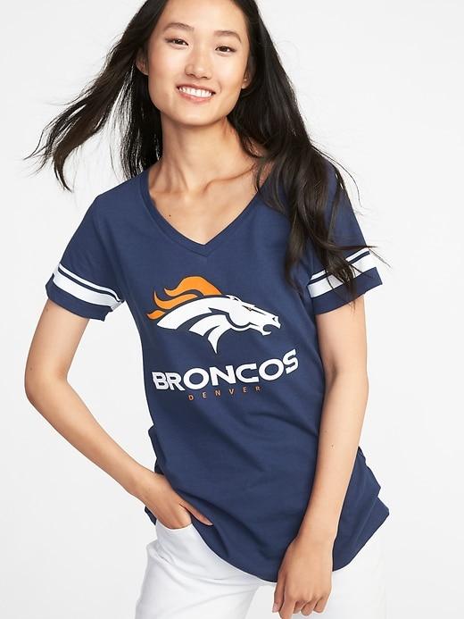 Old Navy Womens Nfl Team V-neck Tee For Women Denver Broncos Size Xs