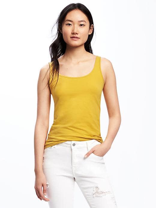 Old Navy First Layer Fitted Tank For Women - Feeling Corny