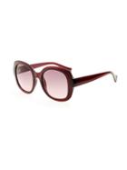Old Navy Oversized Sunglasses For Women - Maroon Red