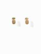 Old Navy Pineapple Studs For Women - Gold