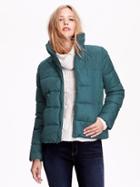 Old Navy Womens Frost Free Quilted Jacket Size Xxl - Kelp Forest