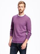 Old Navy Crew Neck Sweater For Men - Purple Heather