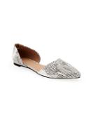 Old Navy Two Piece Dorsay Flats For Women - Snake