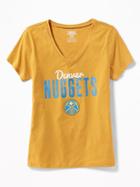 Old Navy Womens Nba Team V-neck Tee For Women Nuggets Size Xxl