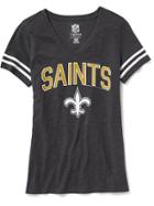 Old Navy Nfl V Neck Tee For Women - Saints