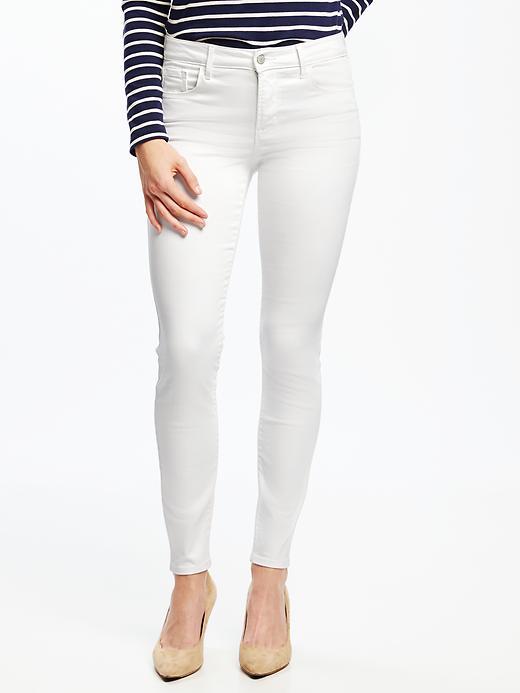 Old Navy Womens High-rise Built-in Sculpt Rockstar Jeans For Women Bright White Size 20