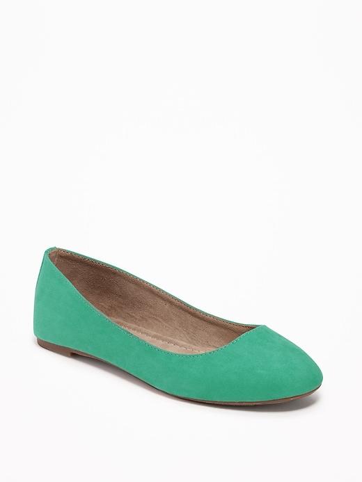 Old Navy Womens Sueded Ballet Flats For Women Kelly Green Size 6