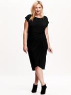 Old Navy Sleeveless Knit Plus Size Shift Dress Size 1x Plus - Black