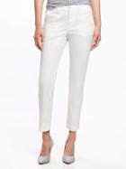 Old Navy Utility Pixie Chinos For Women - Bright White