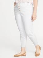High-rise Secret-slim Pockets Plus-size Rockstar Button-fly Jeans