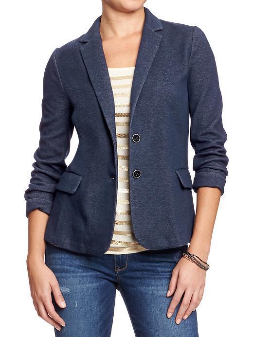 Old Navy Old Navy Womens Ponte Knit Blazers - Indigo