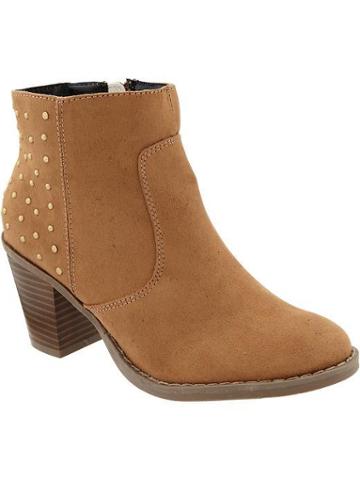 Old Navy Old Navy Womens Studded Ankle Boots - Tan