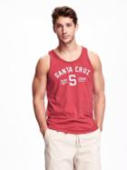 Old Navy Graphic Tank For Men - Right Said Red