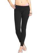 Old Navy Womens Cross Front Panel Yoga Pants - Prom Queen Neon