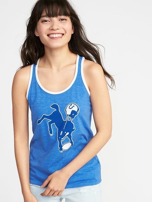Old Navy Womens Nfl Retro-team Racerback Tank For Women Colts Size L
