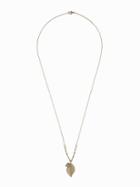 Old Navy Leaf Pendant Necklace For Women - Gold