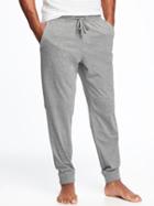 Old Navy Jersey Joggers For Men - Light Grey Heather