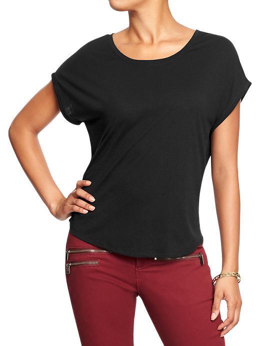 Old Navy Womens Dolman Sleeve Tops - Blackjack