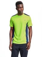 Old Navy Mens Mesh Panel Tee - Glow Worm Polyester