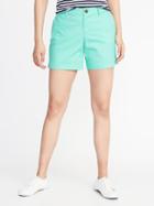 Old Navy Womens Mid-rise Everyday Twill Shorts For Women (5) Terrace Size 8