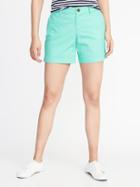 Old Navy Womens Mid-rise Everyday Twill Shorts For Women (5) Terrace Size 8