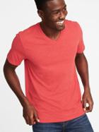 Old Navy Mens Soft-washed Perfect-fit V-neck Tee For Men Robbie Red Size Xxl
