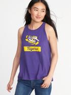 Old Navy Womens College-team Graphic High-neck Tank For Women Lsu Size S