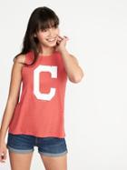 Old Navy Womens Mlb Team-graphic Tank For Women Cleveland Indians Size M